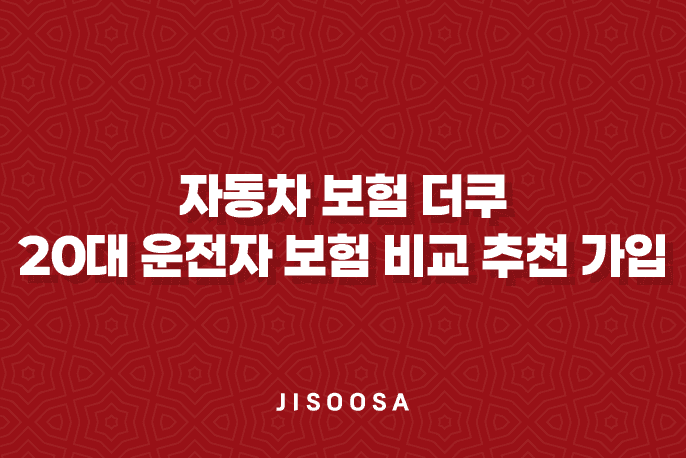 자동차 보험 더쿠