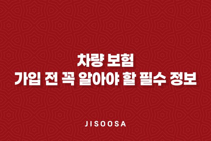 차량 보험