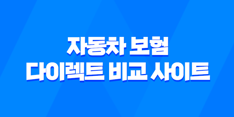 2025년 자동차 보험 다이렉트 비교 사이트 완벽 분석 - 나에게 맞는 최저가 보험 찾기 7