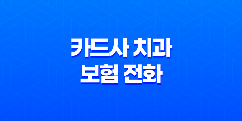 카드사 치과 보험 전화 - 2025년 최신 정보와 현명한 대처법 8 카드사 치과 보험 전화 - 2025년 최신 정보와 현명한 대처법 7