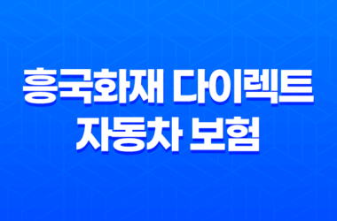 흥국화재 다이렉트 자동차 보험 - 2025년 최신 정보와 꿀팁 대방출 25