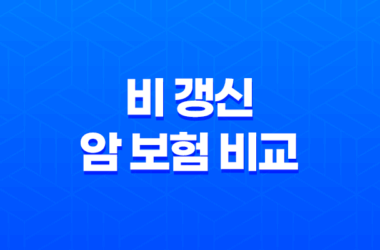 비 갱신 암 보험 비교 - 2025년 나에게 맞는 최적의 상품 찾기 25