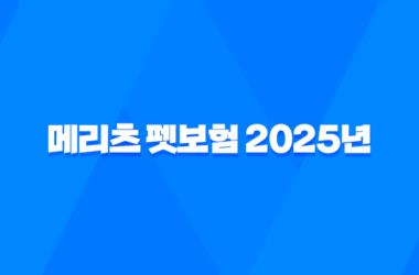 메리츠 펫보험 - 2025년 최신 정보와 가입 후기, 꼼꼼 분석까지! 17