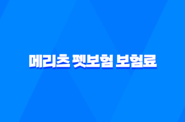 2025년 메리츠 펫보험 보험료 상세 분석과 후기 비교 17
