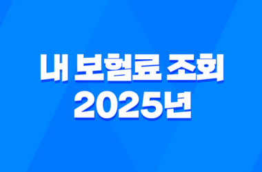 내 보험료 조회 - 2025년 내 보험료 똑똑하게 확인하는 방법 9