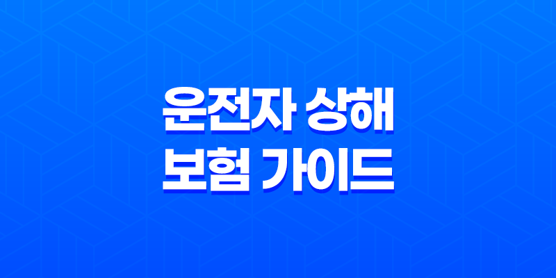 2025년 운전자 상해 보험 가이드 - 10가지 필수 정보와 완벽 비교 분석 8 2025년 운전자 상해 보험 가이드 - 10가지 필수 정보와 완벽 비교 분석 7
