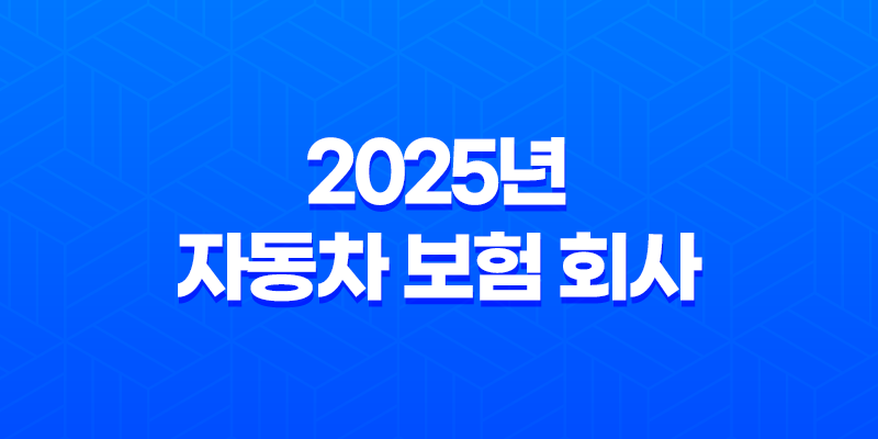 2025년 자동차 보험 회사 선택 가이드 - 10가지 핵심 정보와 회사별 순위 및 추천 7