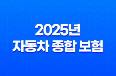 2025년 자동차 종합 보험 가입, 가격, 비교, 혜택 총정리 13