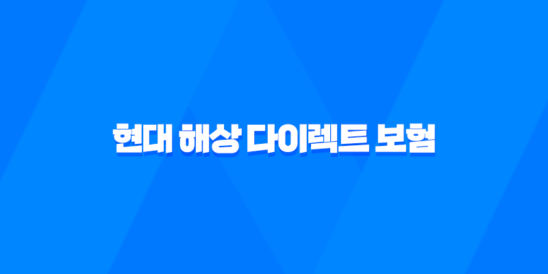현대 해상 다이렉트 보험 - 2025년 가이드 : 10가지 핵심 정보와 가입, 해지, 청구 완벽 분석 8 현대 해상 다이렉트 보험 - 2025년 가이드 : 10가지 핵심 정보와 가입, 해지, 청구 완벽 분석 7
