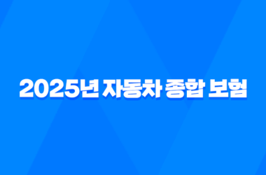 2025년 자동차 종합 보험 가입, 가격, 비교, 혜택 총정리 15