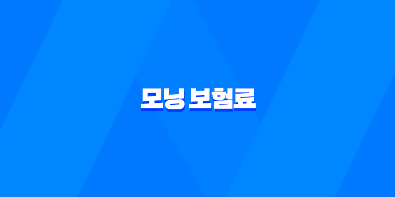 2025년 모닝 보험료 놀라운 혜택 - 스마트한 모닝 보험료 절약 가이드 8 2025년 모닝 보험료 놀라운 혜택 - 스마트한 모닝 보험료 절약 가이드 7