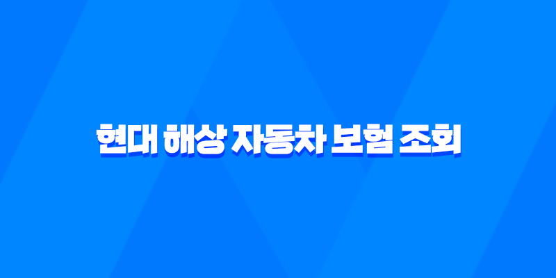 2025년 현대 해상 자동차 보험 조회 - 100% 완벽 가이드와 이벤트 총정리 8 2025년 현대 해상 자동차 보험 조회 - 100% 완벽 가이드와 이벤트 총정리 7