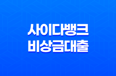 SBI저축은행 사이다뱅크 비상금대출 조건과 금리 분석! 무직자, 무소득자도 가능 13