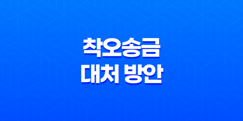 착오송금 대처 방안, 착오송금 반환 지원제도 8 착오송금 대처 방안, 착오송금 반환 지원제도 7