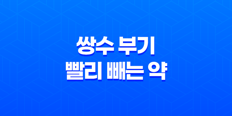 쌍수 부기 빨리 빼는 약 추천 - 엘라스에이, 브루나, 배노신, 트립라인 정 7