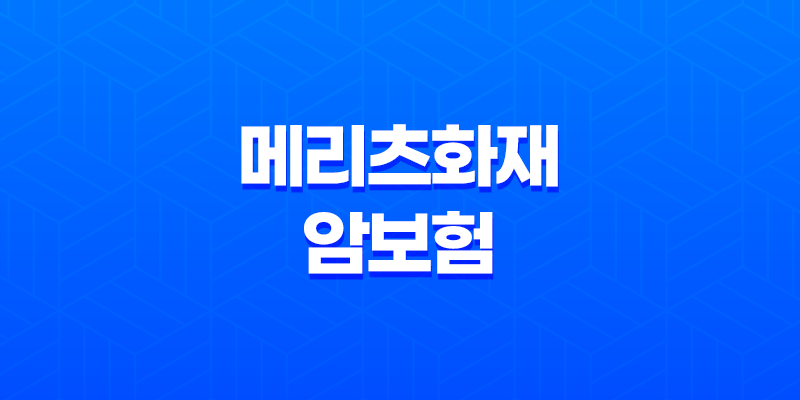 메리츠화재 암보험 - 합리적인 보험료로 안정적인 암치료 보장 8 메리츠화재 암보험 - 합리적인 보험료로 안정적인 암치료 보장 7