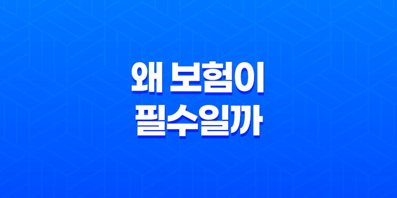왜 보험이 필수일까 5가지 이유 - 20대부터 50대까지 꼭 알아야 할 보험 이야기 8 왜 보험이 필수일까 5가지 이유 - 20대부터 50대까지 꼭 알아야 할 보험 이야기 7