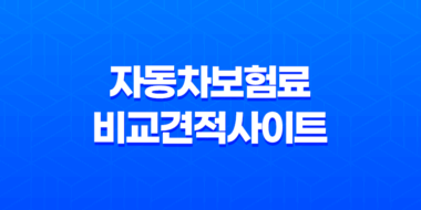 자동차보험료 비교견적사이트로 쉽게 비교해보자! 21