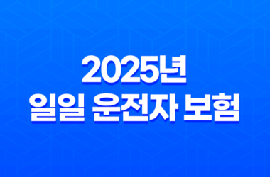 2025년 일일 운전자 보험 : 10가지 핵심 정보와 가격 비교 - 완벽 가이드 9