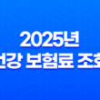 2025년 건강 보험료 조회, 완벽 가이드 - 납부 내역, 환급금, 가족 보험료까지! 11