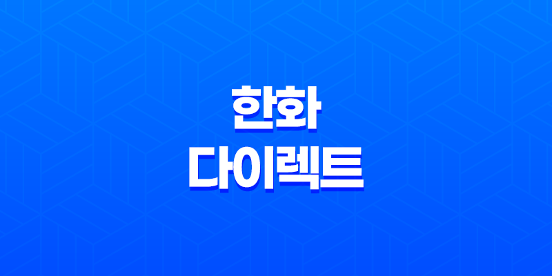 한화 다이렉트 - 알아두면 유용한 3가지 서비스 & 고객센터 전화번호 총정리 7