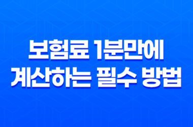 보험료 1분만에 계산하는 필수 방법 - 200만원 초과 할증 피하기 꿀팁 17