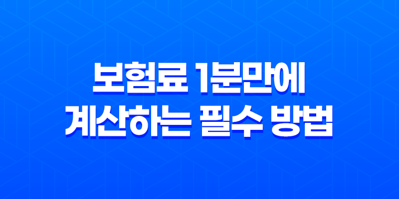 보험료 1분만에 계산하는 필수 방법 - 200만원 초과 할증 피하기 꿀팁 8 보험료 1분만에 계산하는 필수 방법 - 200만원 초과 할증 피하기 꿀팁 7