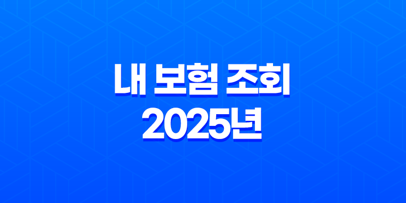내 보험 조회 - 2025년, 내 보험 찾고 숨은 보험금까지 확인하는 5가지 방법 7