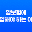 2025년, 젊은 당신이 암보험에 가입해야 하는 5가지 이유 13