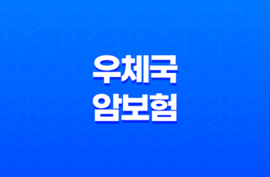우체국 암보험 가입 방법과 보장 내용, 청구 서류 17