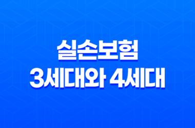 실손보험, 3세대와 4세대의 차이점 알아보기 25