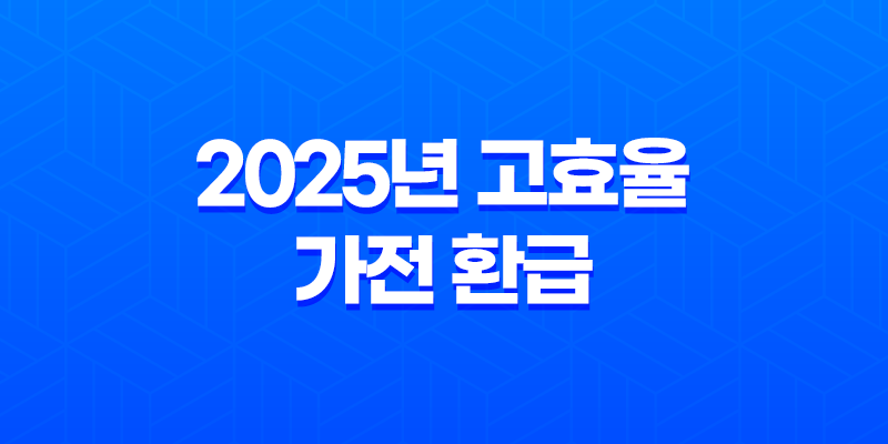 2025년 고효율 가전 환급 완벽 가이드 최대 30만원 받는 법 8 2025년 고효율 가전 환급 완벽 가이드 최대 30만원 받는 법 7