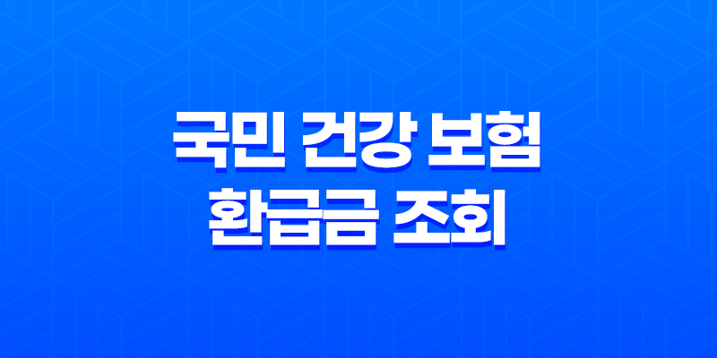 2025년 국민 건강 보험 환급금 조회 - 놓치지 말고 꼭 확인하세요! 8 2025년 국민 건강 보험 환급금 조회 - 놓치지 말고 꼭 확인하세요! 7