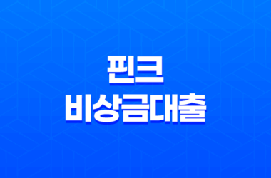 핀크 비상금대출, 300만원까지 무직자도 가능한 대출 상품 7