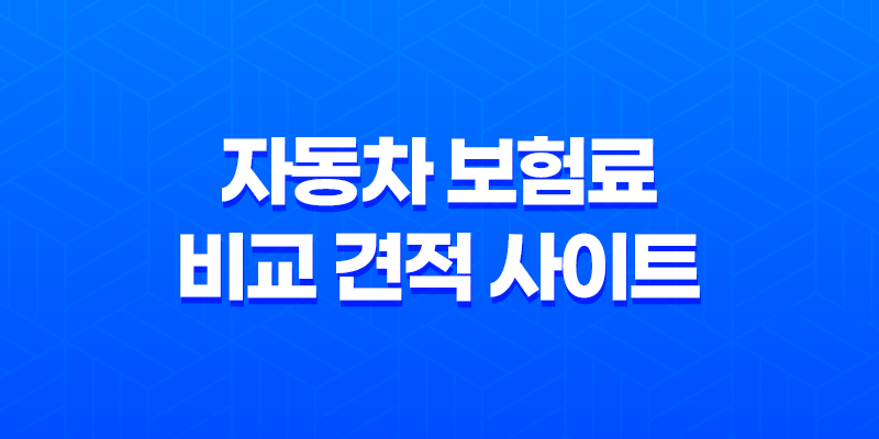 자동차 보험료 비교 견적 사이트 - 2025년 최신 정보 및 꿀팁 대방출 7