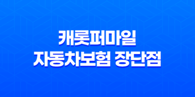 캐롯퍼마일 자동차보험 장단점과 선택방법 (2023년) 31