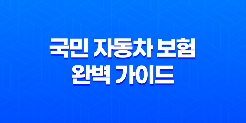 국민 자동차 보험 완벽 가이드 - 전화, 다이렉트, 카드, 원데이 총정리 8 국민 자동차 보험 완벽 가이드 - 전화, 다이렉트, 카드, 원데이 총정리 7