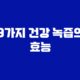 9가지 건강 녹즙의 효능 51
