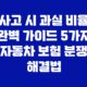 사고 시 과실 비율 완벽 가이드 5가지 자동차 보험 분쟁 해결법 21