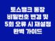 토스뱅크 통장 비밀번호 변경 및 5회 오류 시 재설정 완벽 가이드 25
