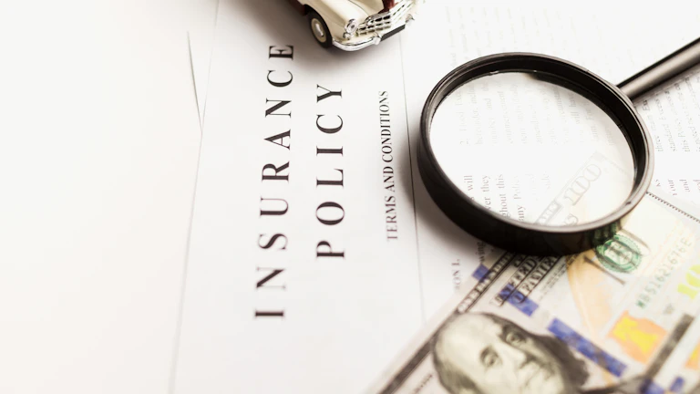 복잡한 계약 서류를 검토하는 모습