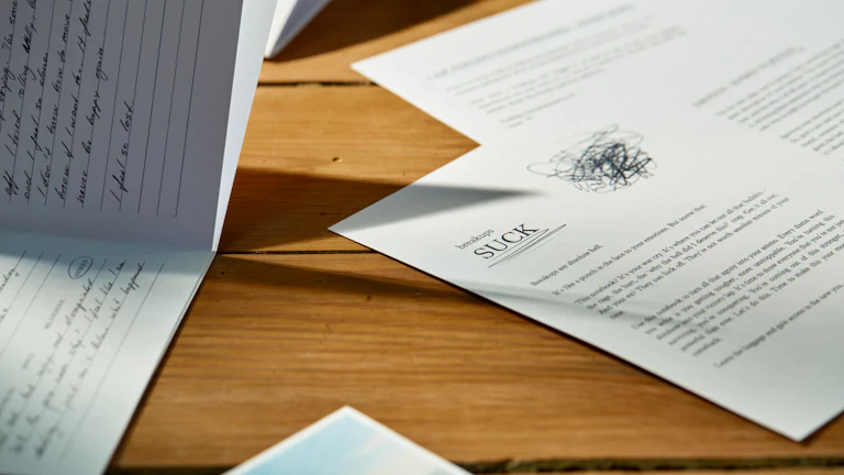 보험금 청구 서류를 검토하는 모습