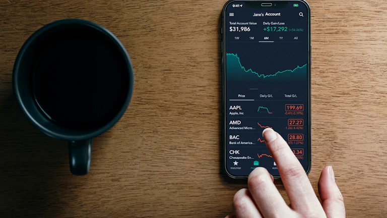 상승 추세를 보이는 재무 차트