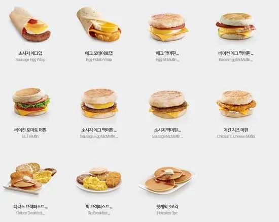 아침 커피와 함께 먹는 간단한 식사