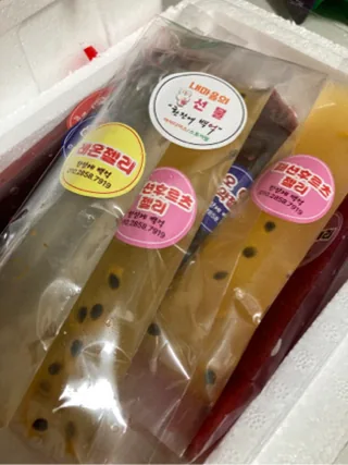 저당 젤리 성분표 느낌의 사진