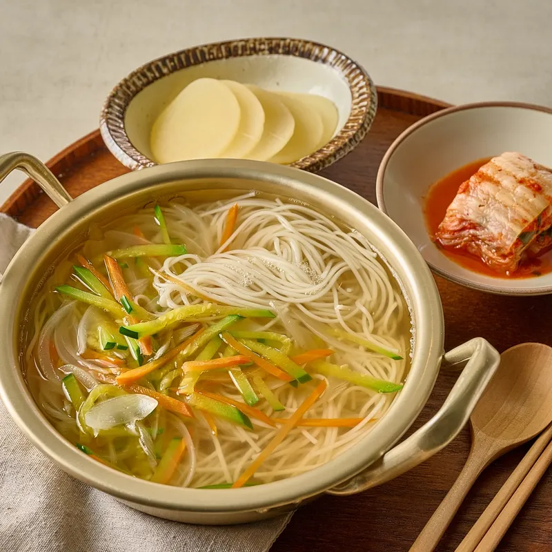 잔치국수 맛있게 끓이는 법 육수부터 고명까지 5 계란지단과 채소 고명이 올라간 잔치국수