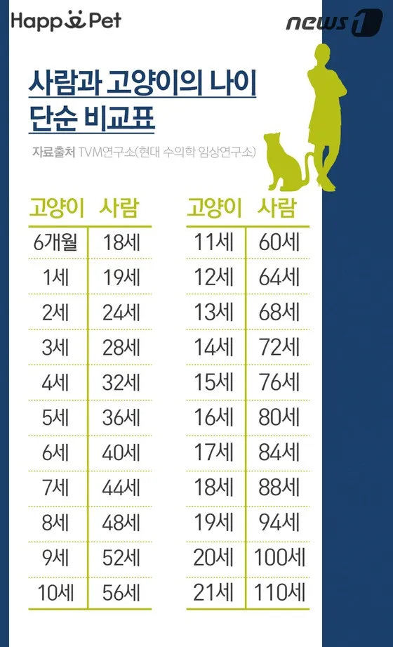 소형견 대형견 나이 차이 비교