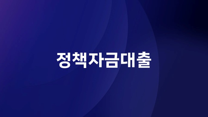 정책자금대출