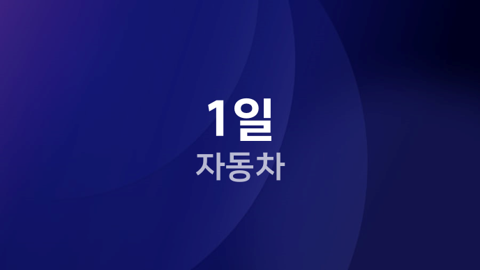 1일 자동차