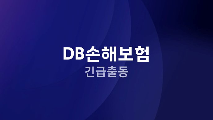 DB손해보험 긴급출동